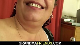 big tits boobs mom handjob