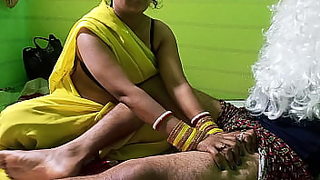 indian girl old man
