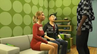 mom sexy surprise for son