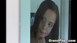 mature mom sucks son