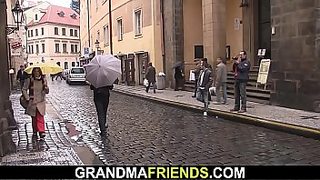 grandma fucks grand son