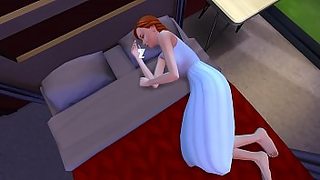 mom sleep while son has sex
